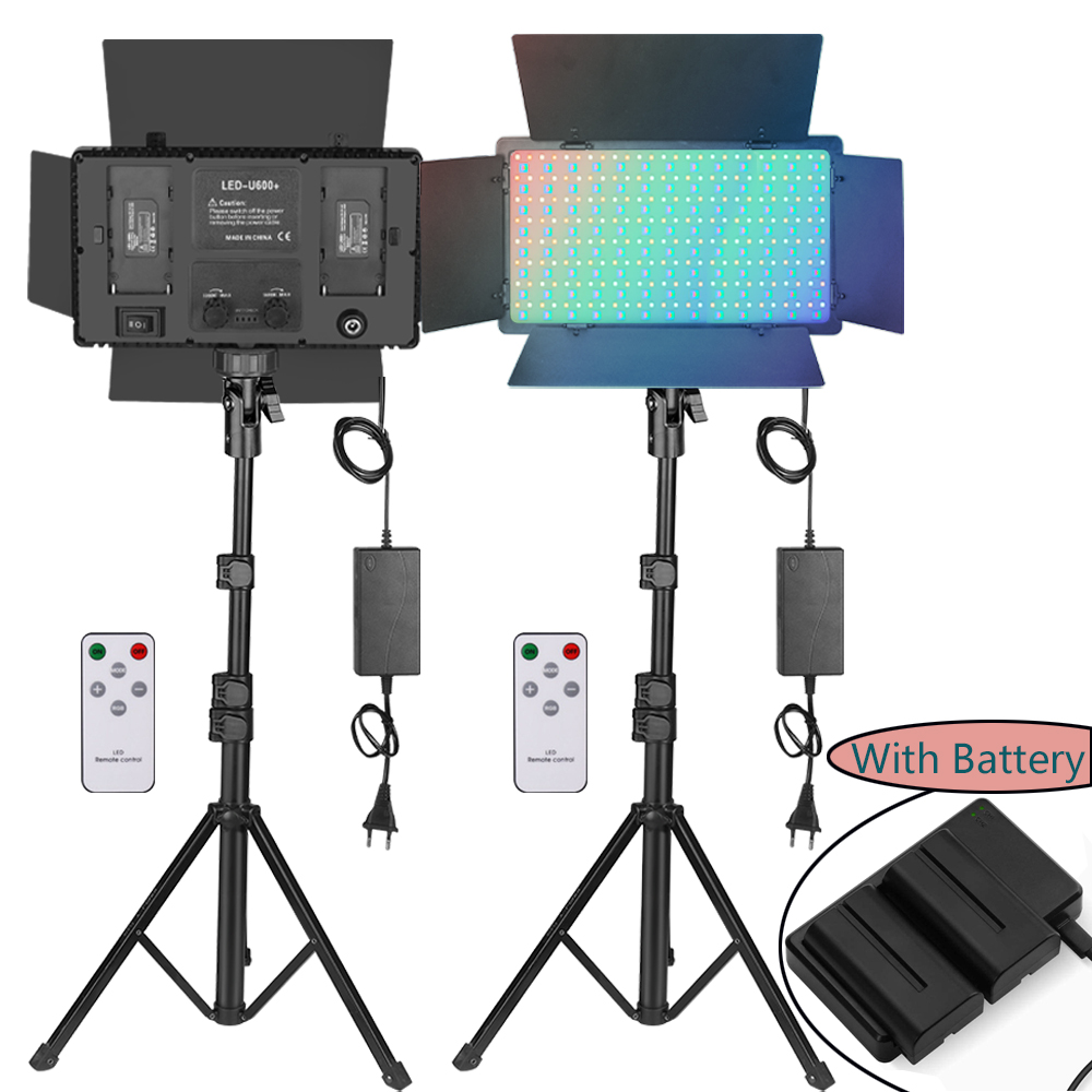 Zoom Lighting Kit - U800 RGB صور ضوء LED صور