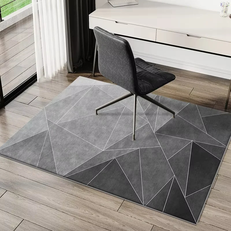 Home Office Rug - سجادة أرضية حديثة بتصميم هندسي من