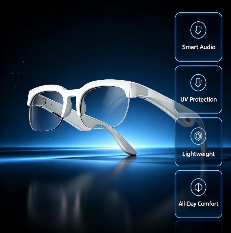 Home Office Headset - نظارات شمسية XG89 2026 للترجمة الفورية