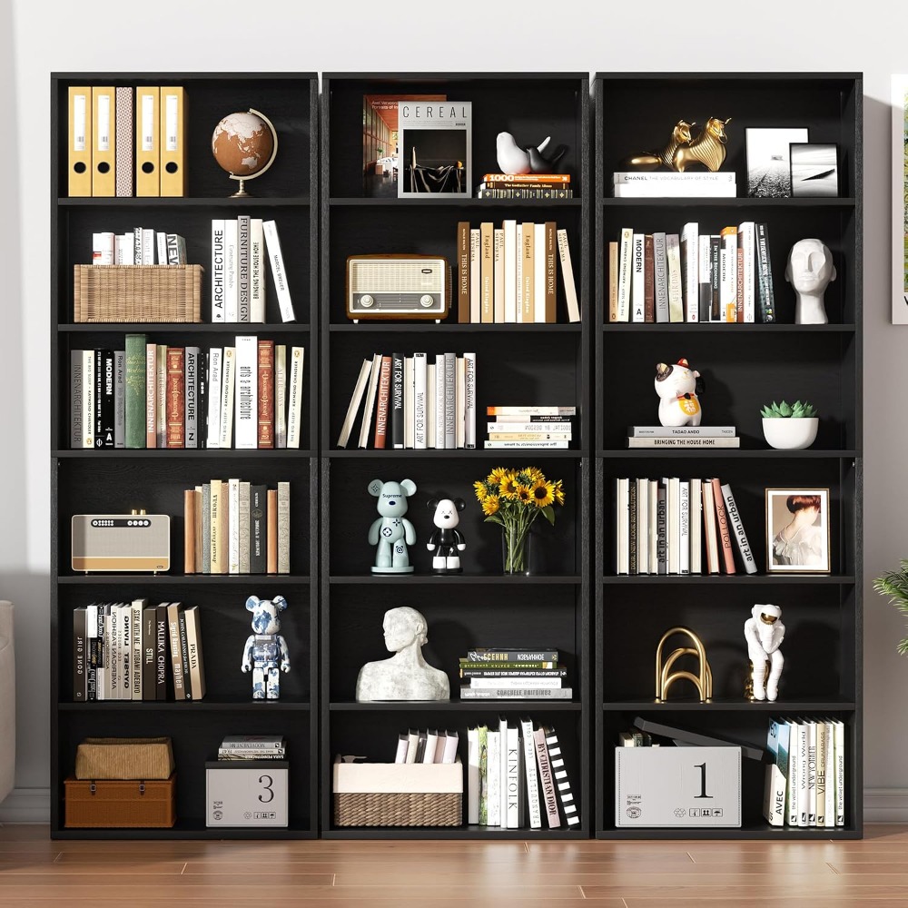 رف كتب مفتوح بـ 6 طبقات، ارتفا - مراجعة Free Home Office وسعره