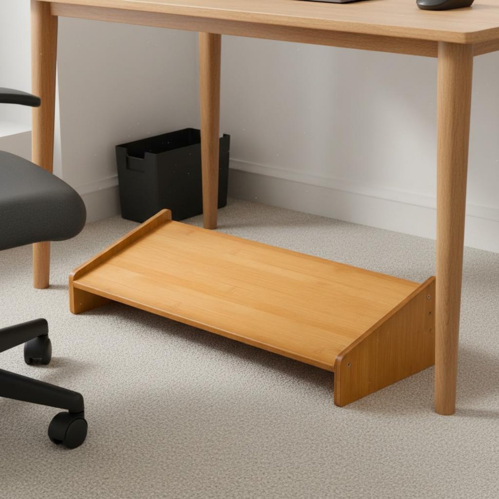 مسند قدم تحت المكتب بسطح واسع، - مراجعة Ergonomic Office Chair وسعره