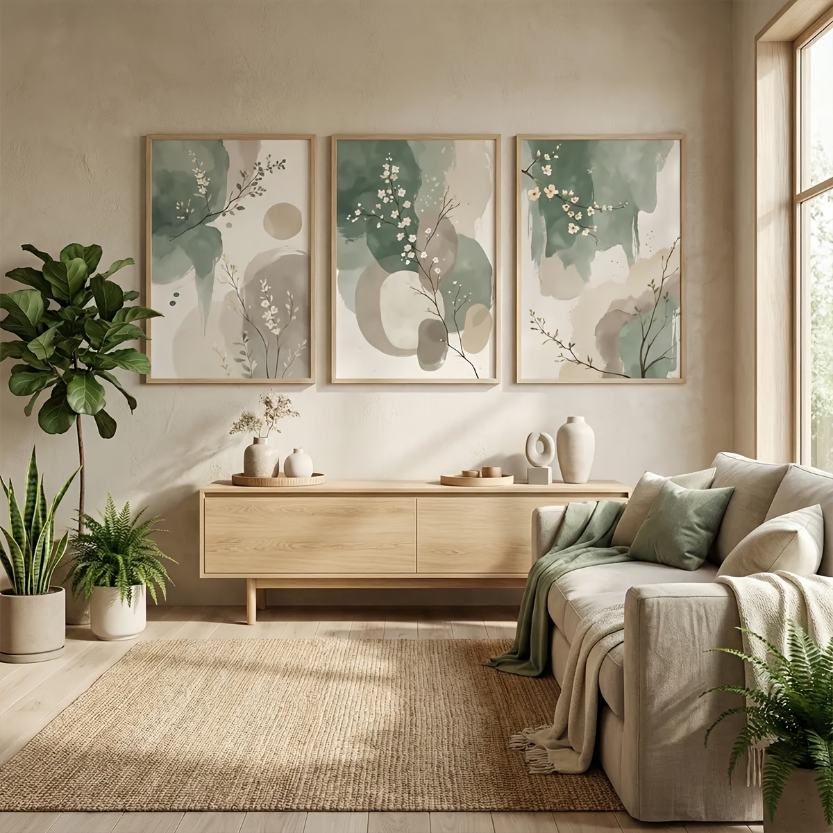 3 قطع من لوحات فنية جدارية على - مراجعة Home Office Inspiration وسعره