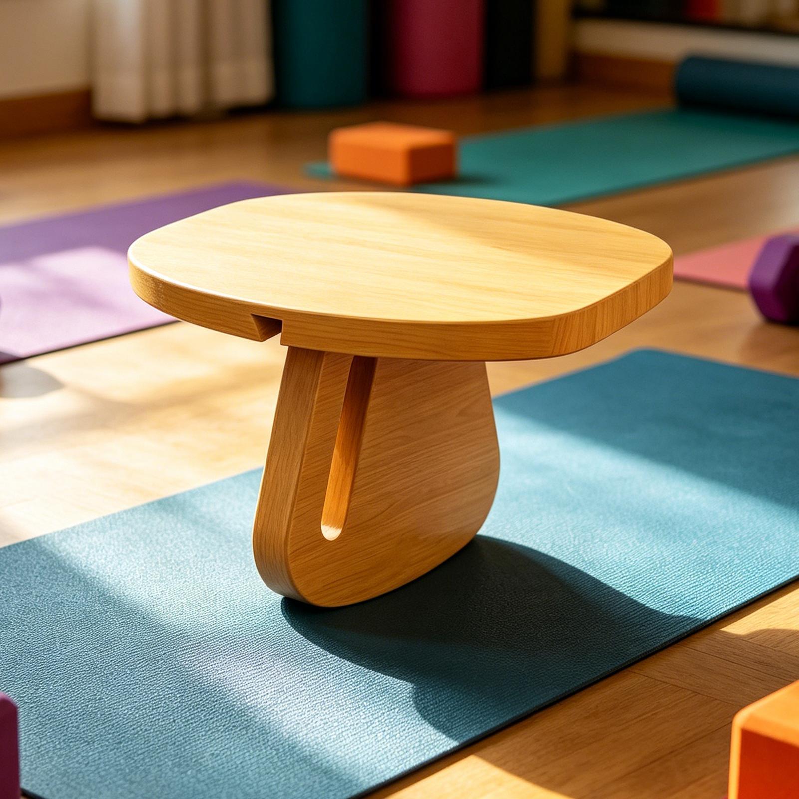 كرسي خشبي للصلاة والتأمل، مقعد - مراجعة Home Office Yoga Room وسعره