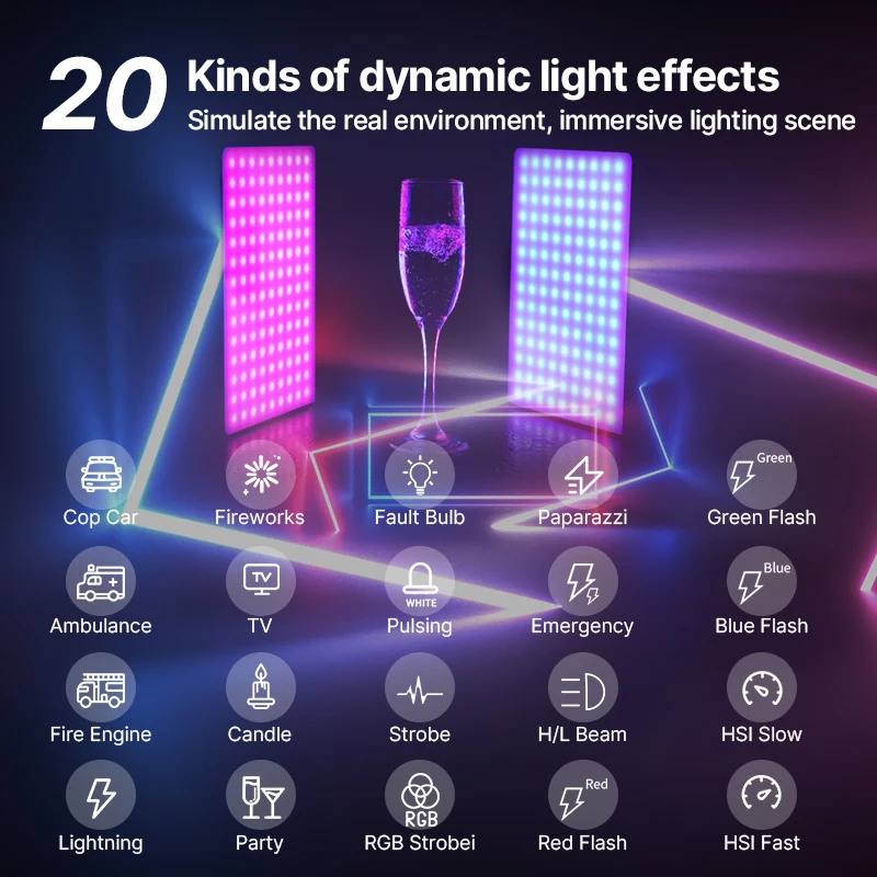 Ulanzi LT003 RGB الفيديو الضوئ - مراجعة Zoom Lighting Kit وسعره