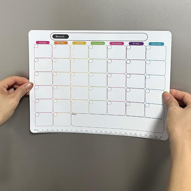 لوح تخطيط شهري مغناطيسي للثلاج - مراجعة Magnetic Calendar Board وسعره