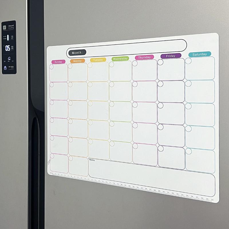لوح تخطيط شهري مغناطيسي للثلاج - مراجعة Magnetic Calendar Board وسعره