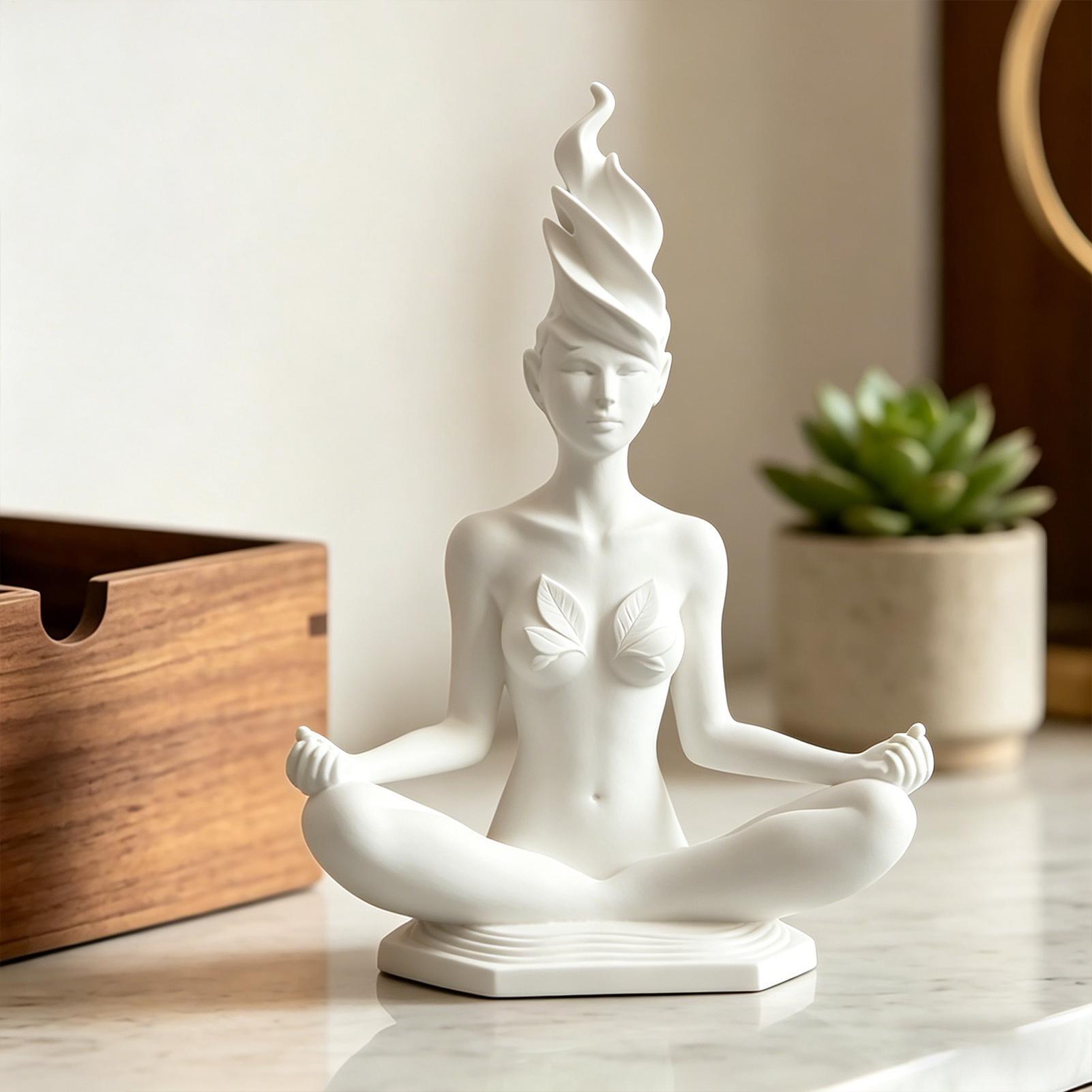 تماثيل نساء يمارسن اليوغا، منح - مراجعة Home Office Yoga Room وسعره