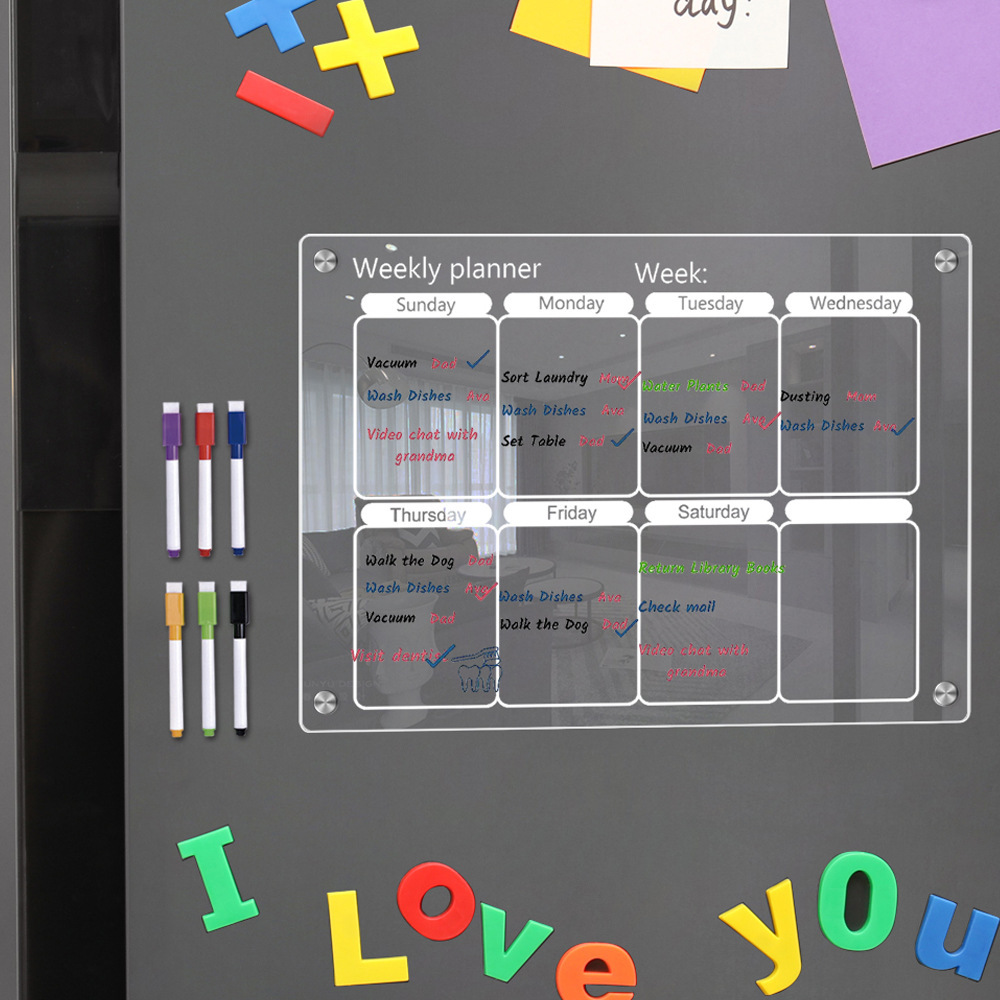 لوحة تقويم مغناطيسية للثلاجة،  - مراجعة Magnetic Calendar Board وسعره