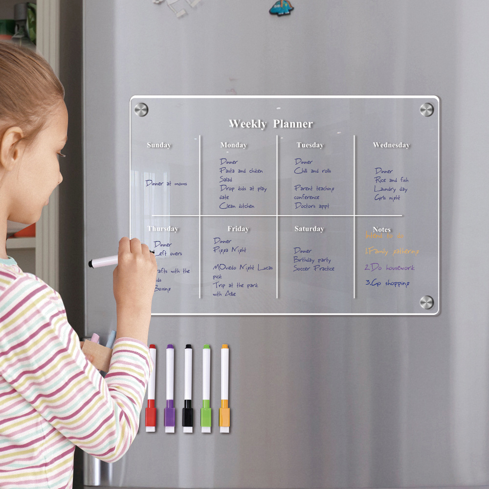 لوحة تقويم مغناطيسية للثلاجة،  - مراجعة Magnetic Calendar Board وسعره