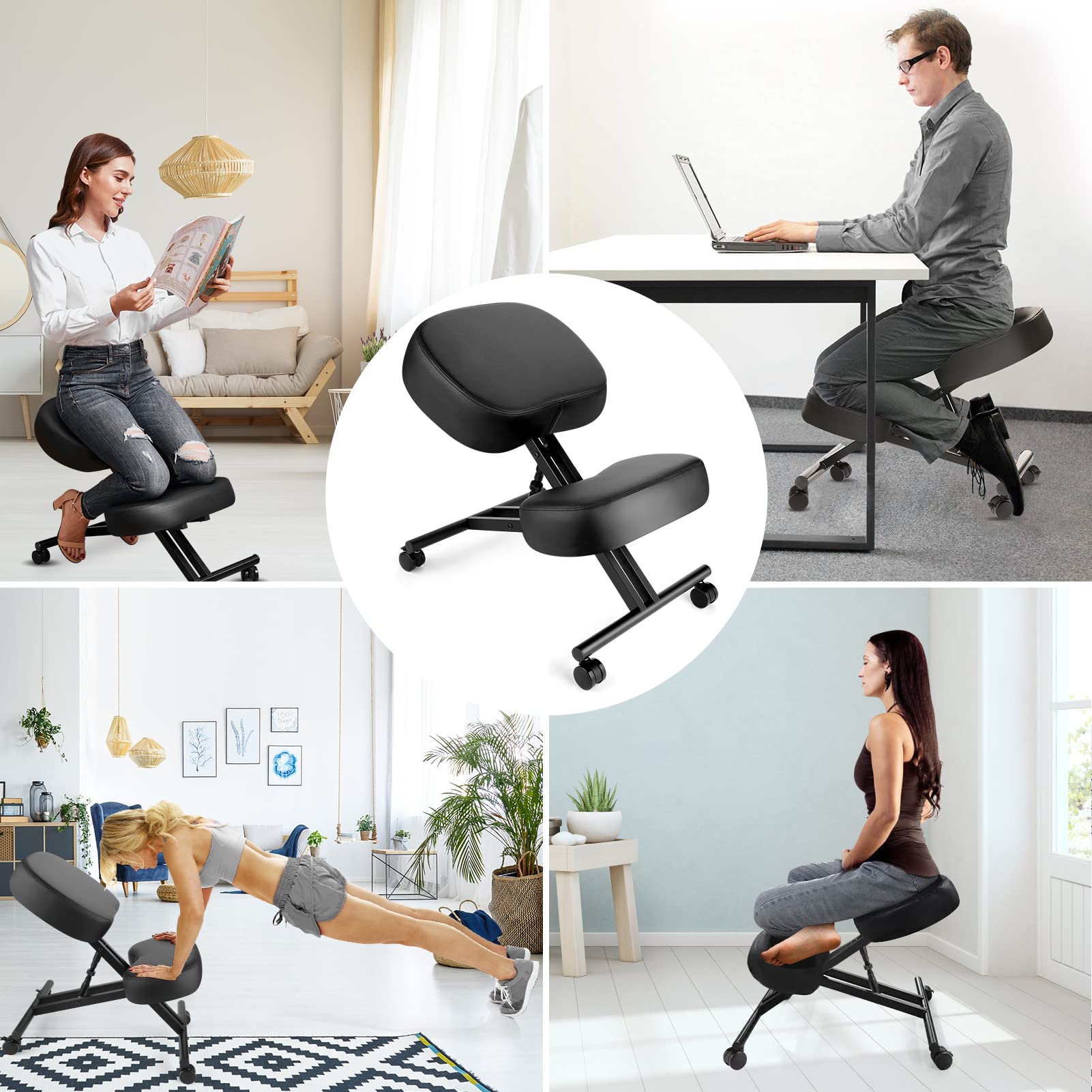كرسي للركوع مريح للمكتب، مقعد  - مراجعة Ergonomic Office Chair وسعره