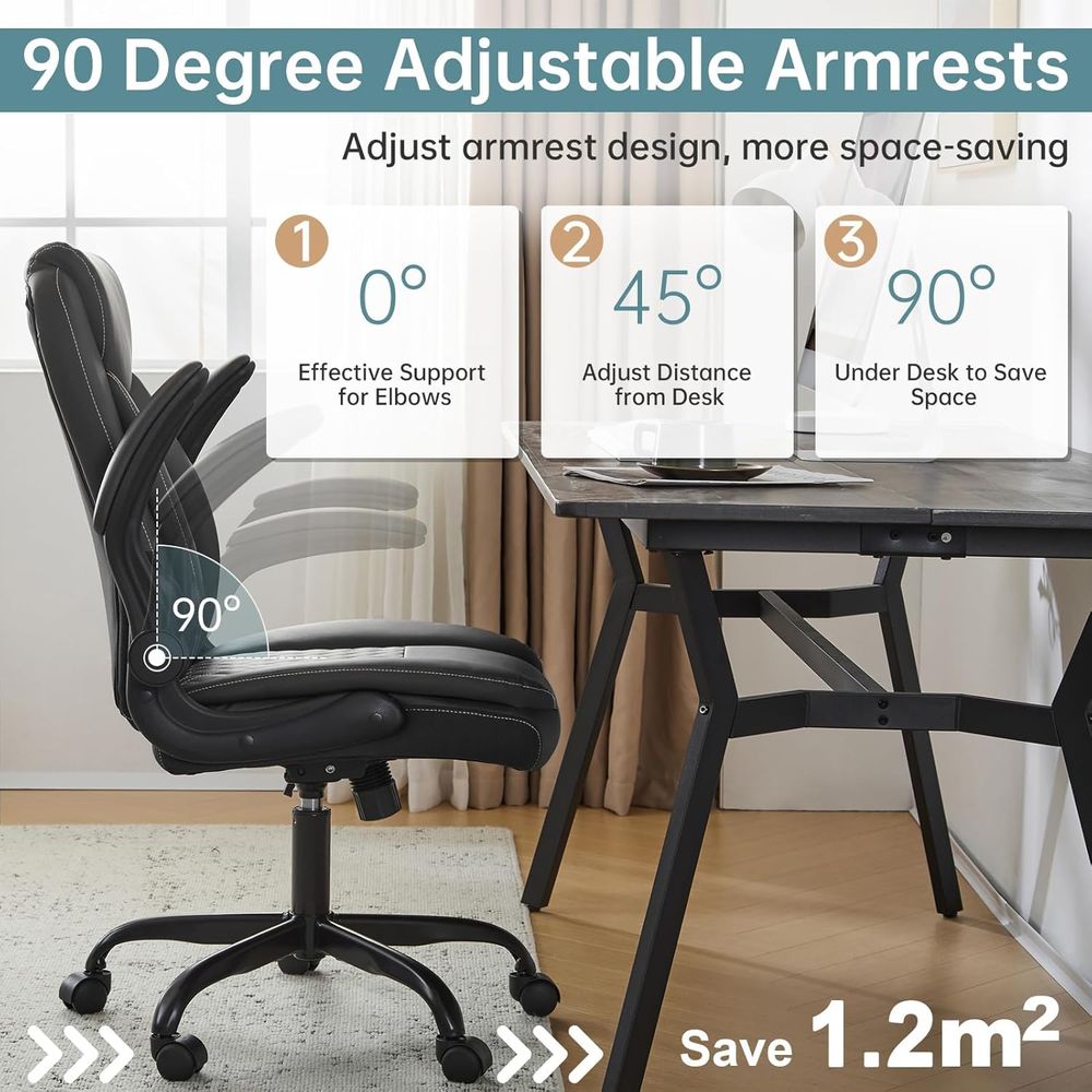 كرسي مكتب دوار مريح مع دعم للظ - مراجعة Ergonomic Office Chair وسعره