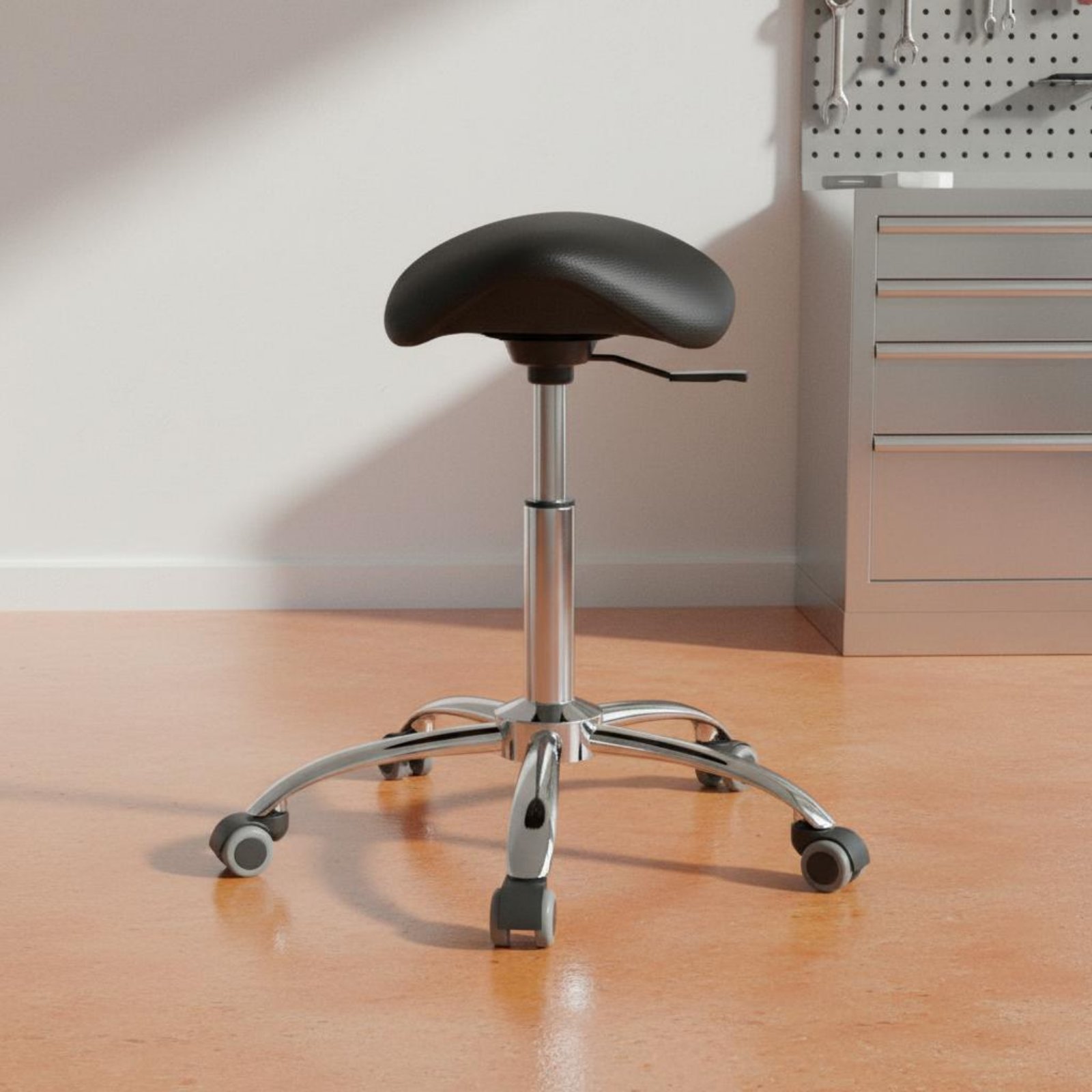 كرسي دوار بتصميم السرج، متين و - مراجعة Ergonomic Office Chair وسعره