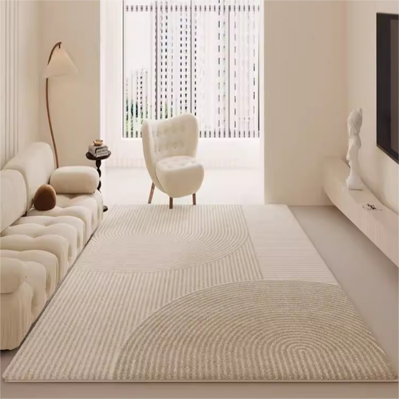 VIKAMA ضوء فاخر كريم نمط الفان - مراجعة Home Office Rug وسعره