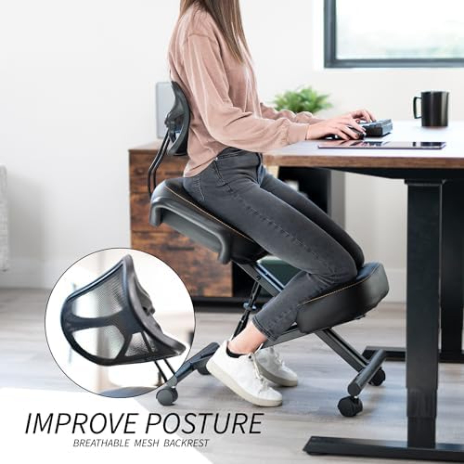 كرسي الركوع المريح من DRAGONN  - مراجعة Ergonomic Office Chair وسعره
