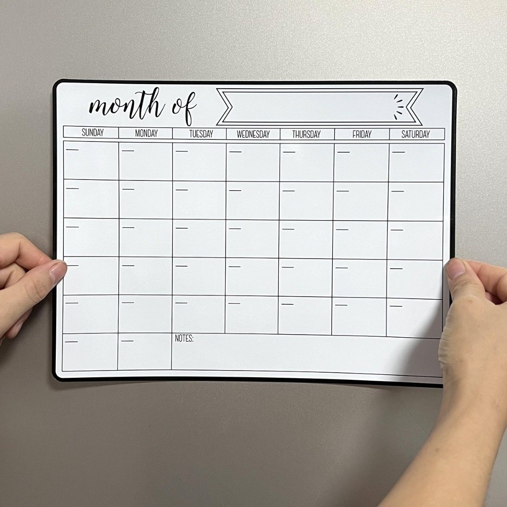 تقويم مسح جاف مغناطيسي جديد، س - مراجعة Magnetic Calendar Board وسعره