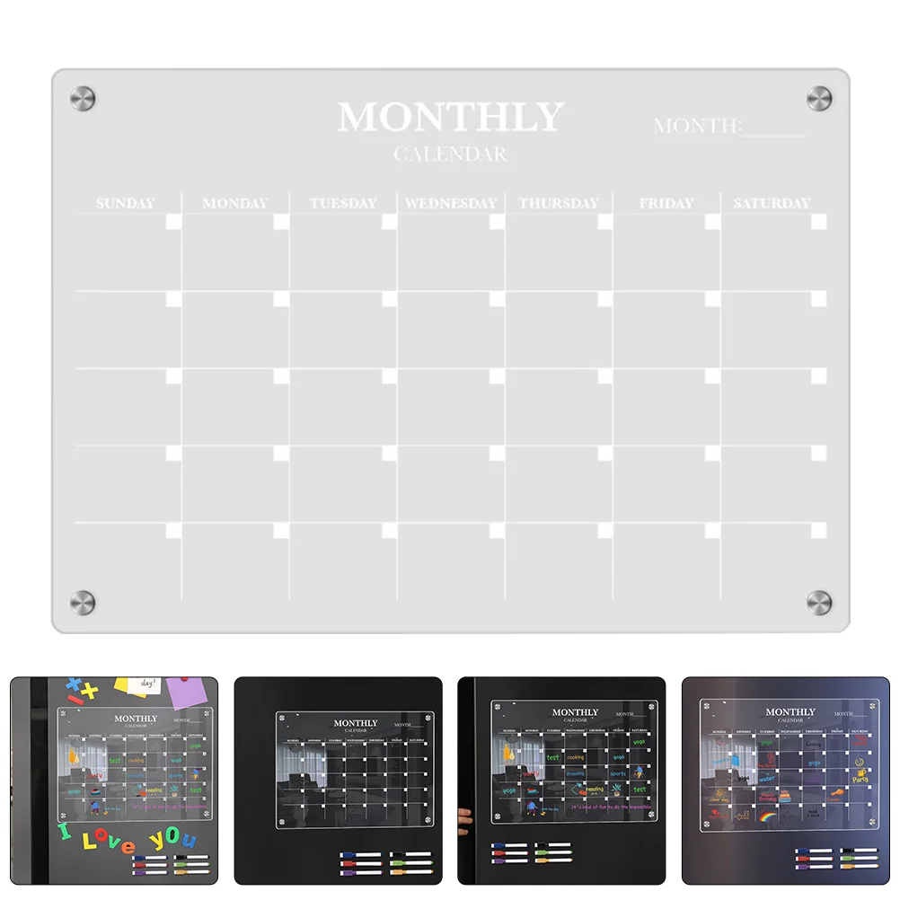 لوح مغناطيسي للثلاجة، لوح مسح  - مراجعة Magnetic Calendar Board وسعره