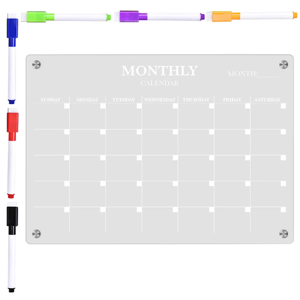 لوح مغناطيسي للثلاجة، لوح مسح  - مراجعة Magnetic Calendar Board وسعره