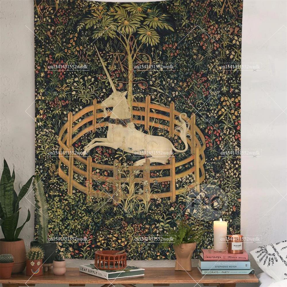 يونيكورن في الأسر الجدار غطاء  - مراجعة Home Office Yoga Room وسعره