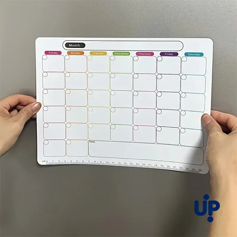 مغناطيس ثلاجة، مخطط شهري وأسبو - مراجعة Magnetic Calendar Board وسعره