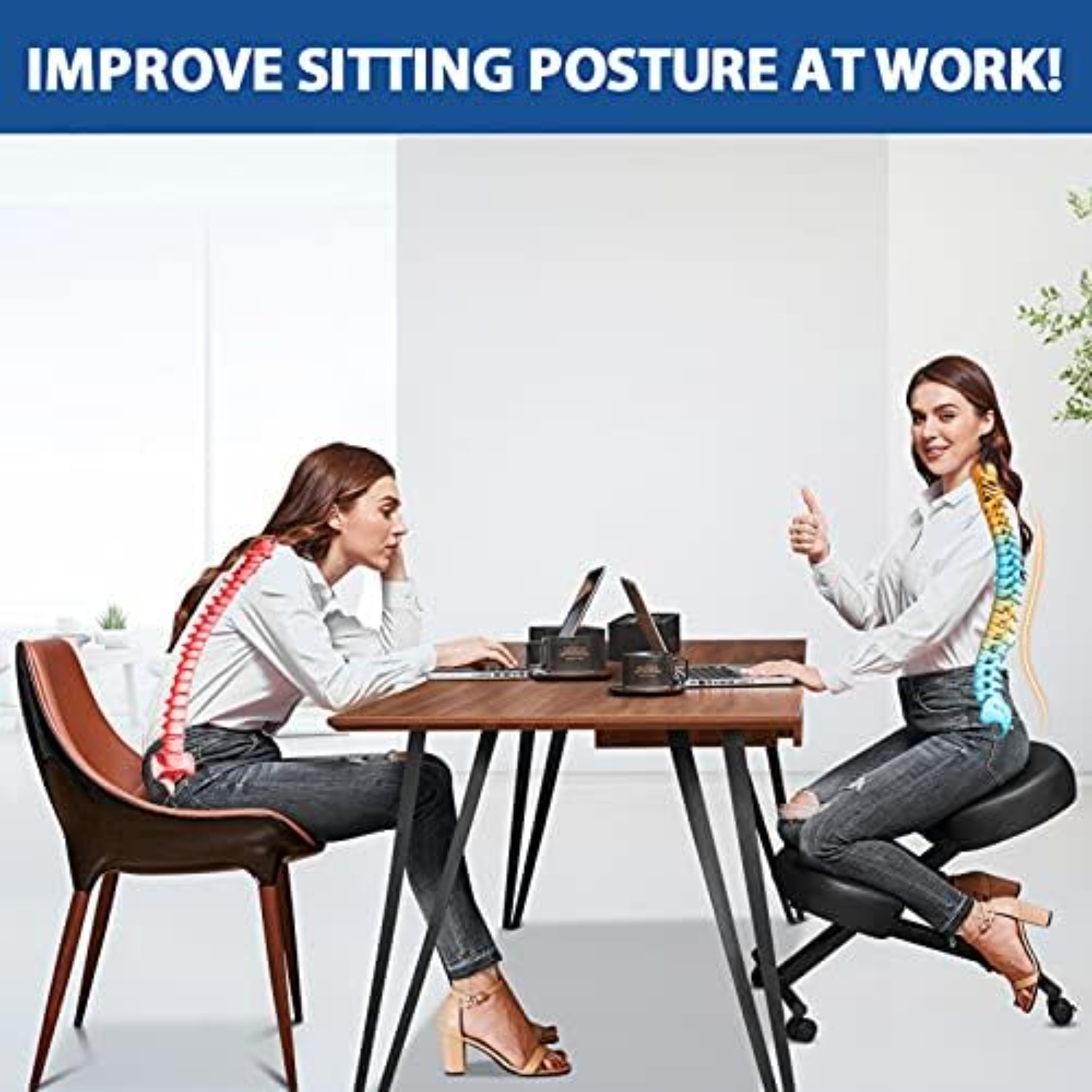 كرسي الركوع المريح للمكتب، مقع - مراجعة Ergonomic Office Chair وسعره