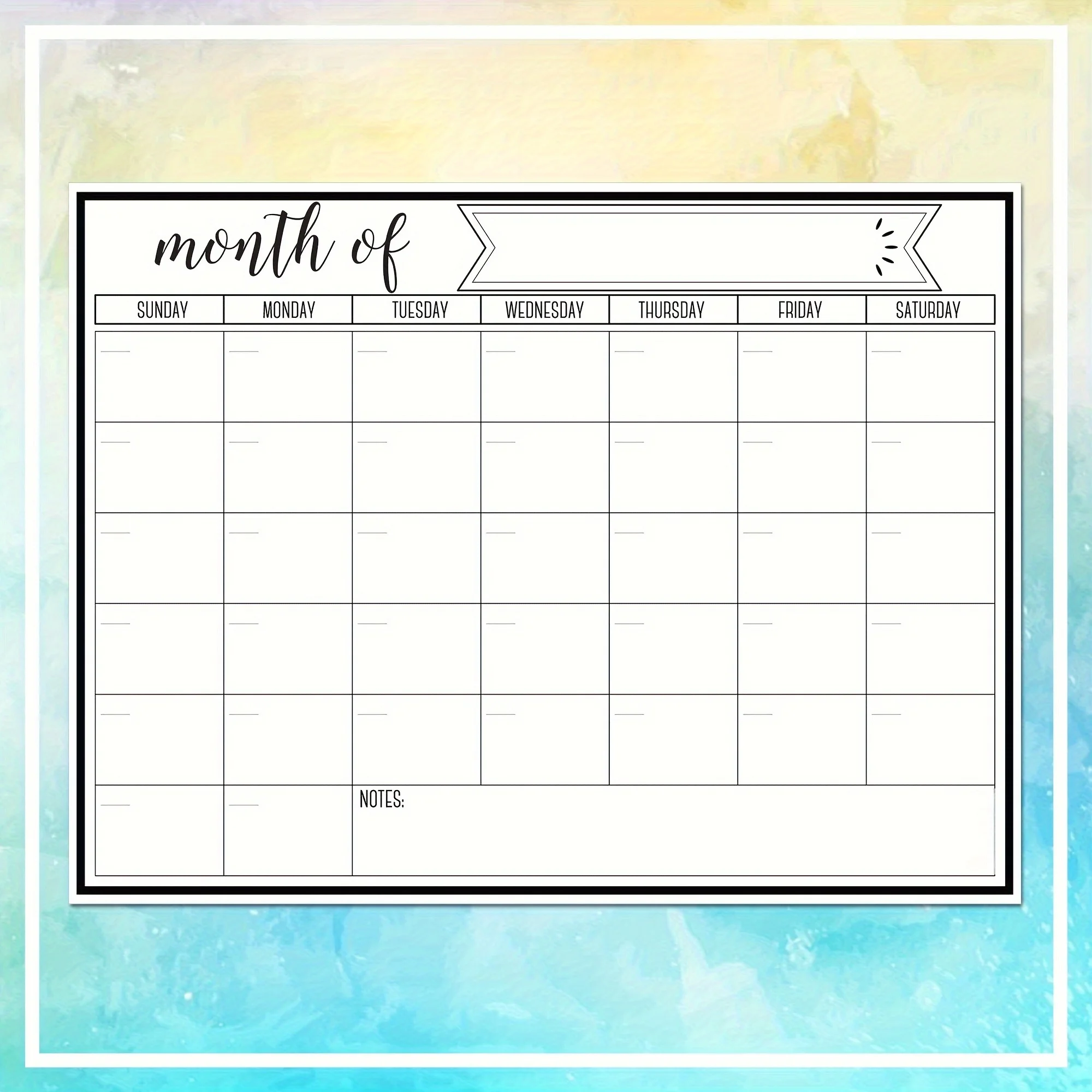 لوح تقويم شهري مغناطيسي، لوح ت - مراجعة Magnetic Calendar Board وسعره