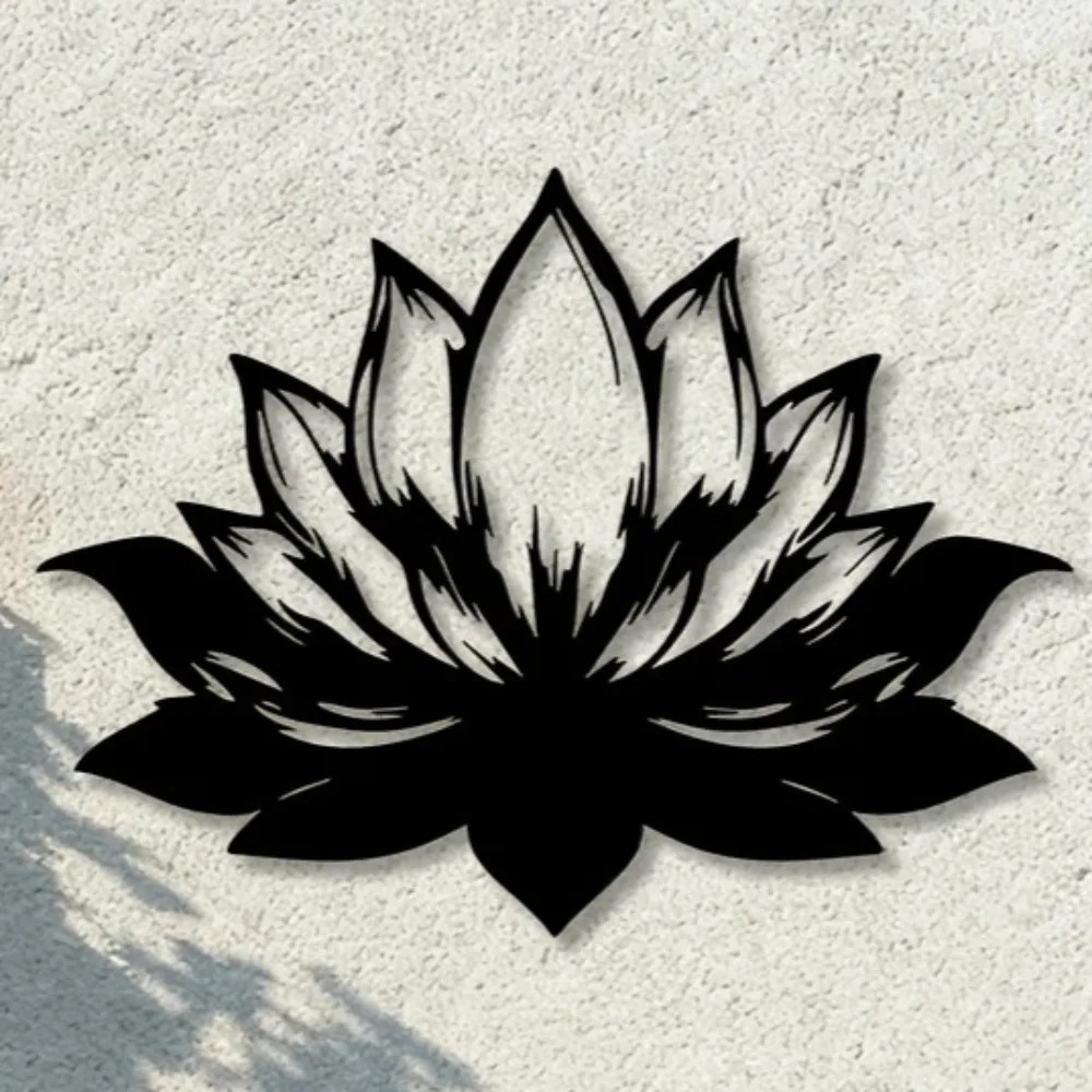 لوحة فنية معدنية للحائط على شك - مراجعة Home Office Yoga Room وسعره