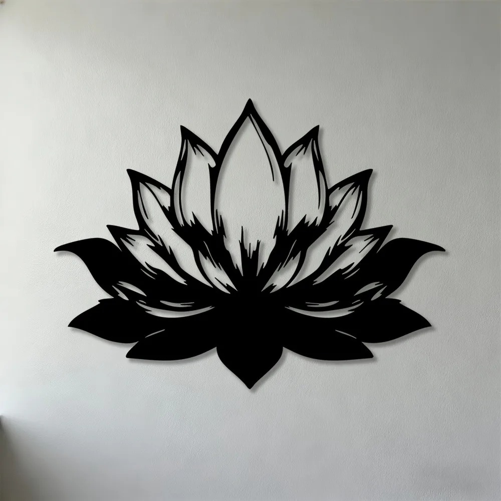 لوحة فنية معدنية للحائط على شك - مراجعة Home Office Yoga Room وسعره