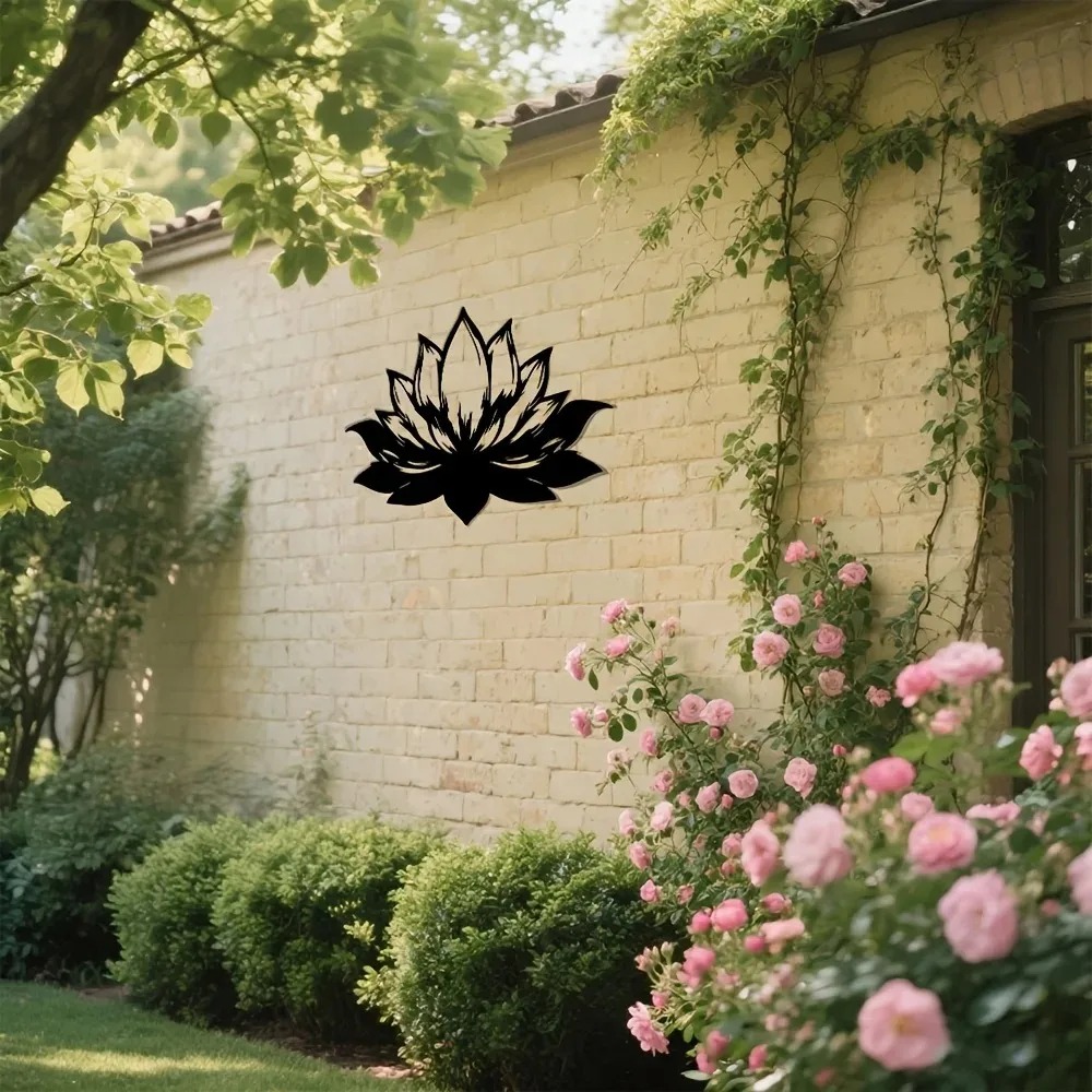 لوحة فنية معدنية للحائط على شك - مراجعة Home Office Yoga Room وسعره