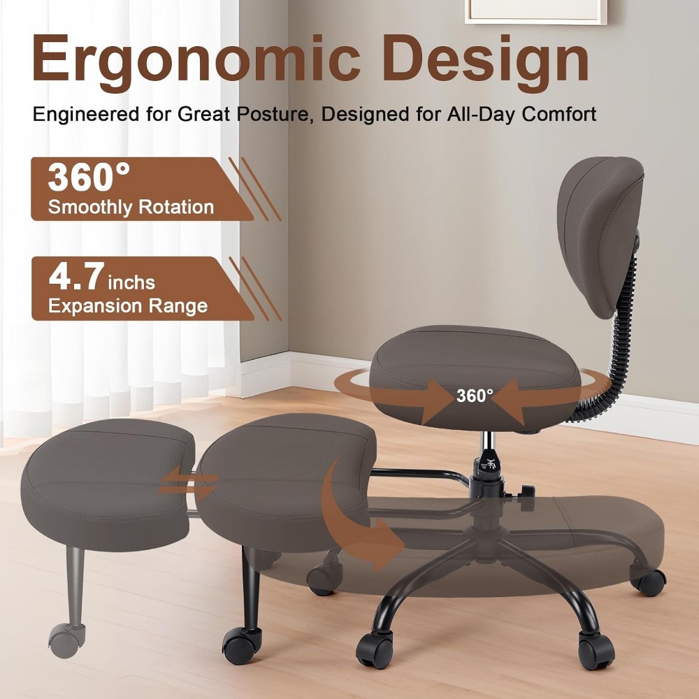 كرسي دوار مريح للتأمل واليوغا  - مراجعة Ergonomic Office Chair وسعره