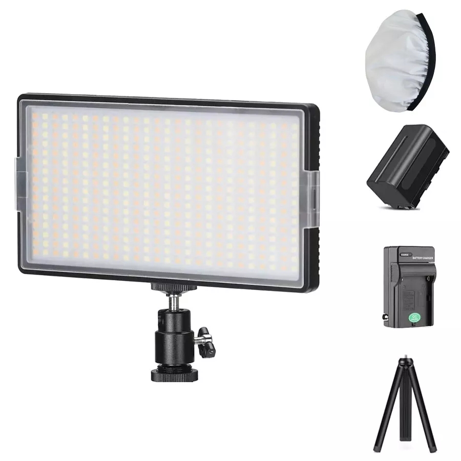 10in LED 416 صور إضاءة الاستود - مراجعة Zoom Lighting Kit وسعره
