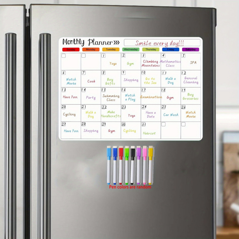مجموعة سبورة بيضاء مغناطيسية ك - مراجعة Magnetic Calendar Board وسعره