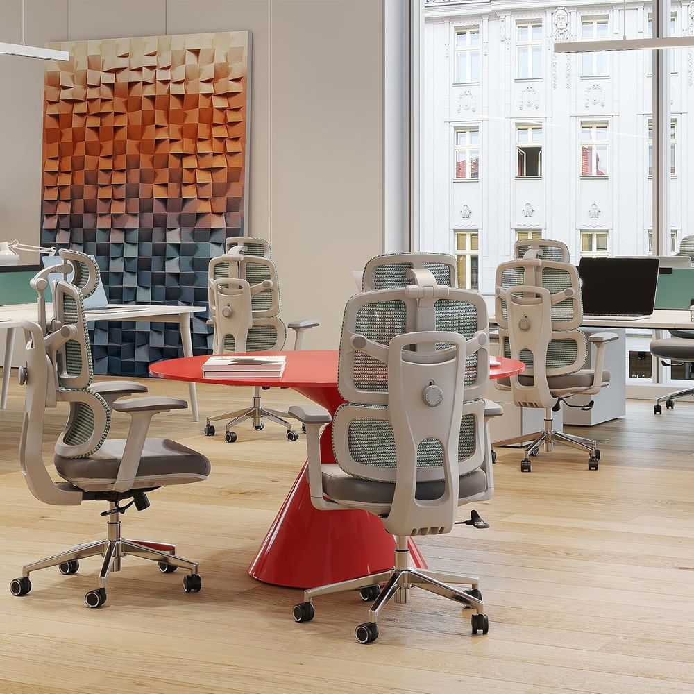 كرسي مكتب شبكي مريح عالي السعة - مراجعة Ergonomic Office Chair وسعره