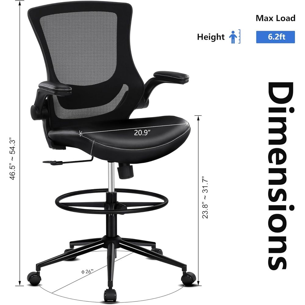 كرسي مكتب مريح قابل للإمالة بظ - مراجعة Ergonomic Office Chair وسعره