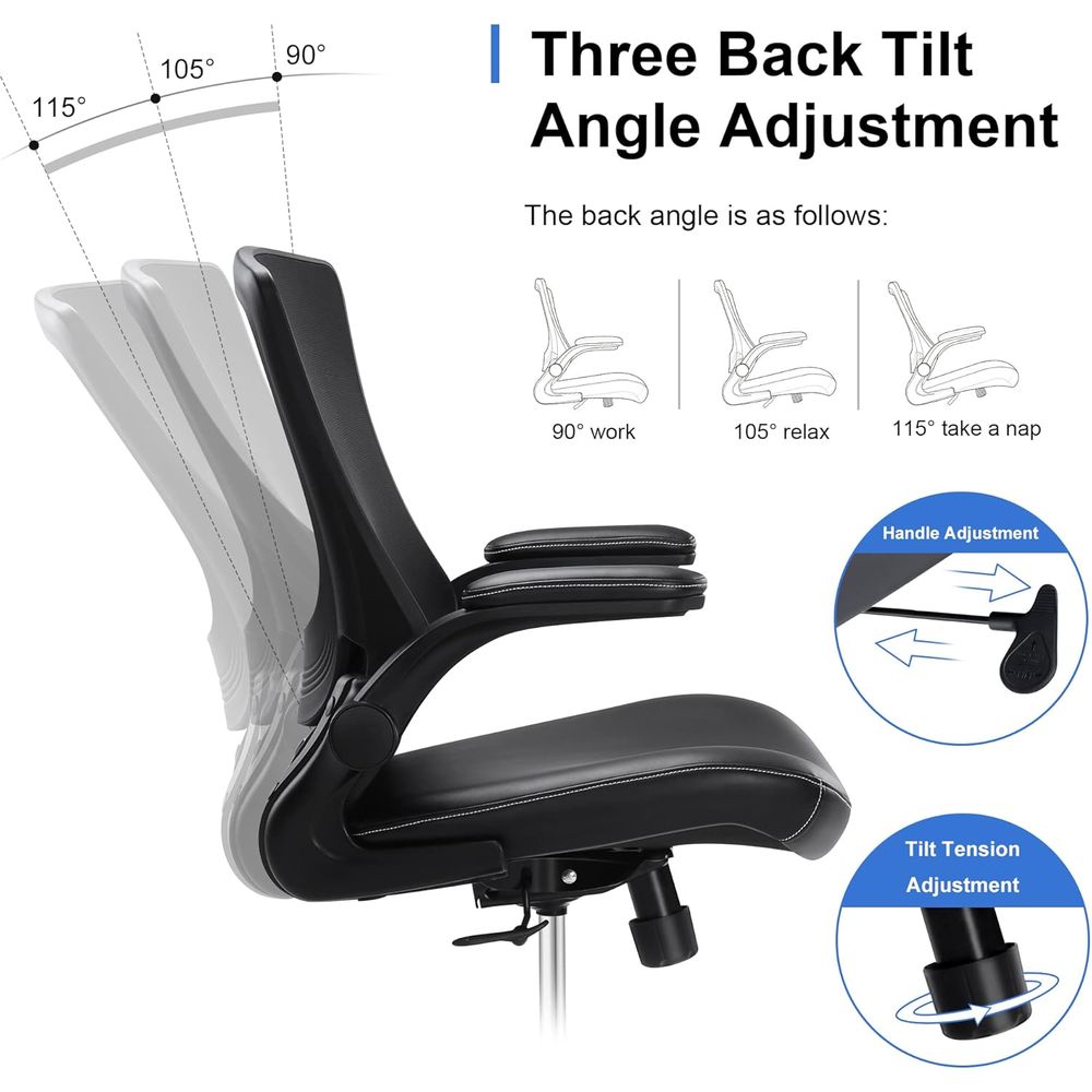 كرسي مكتب مريح قابل للإمالة بظ - مراجعة Ergonomic Office Chair وسعره