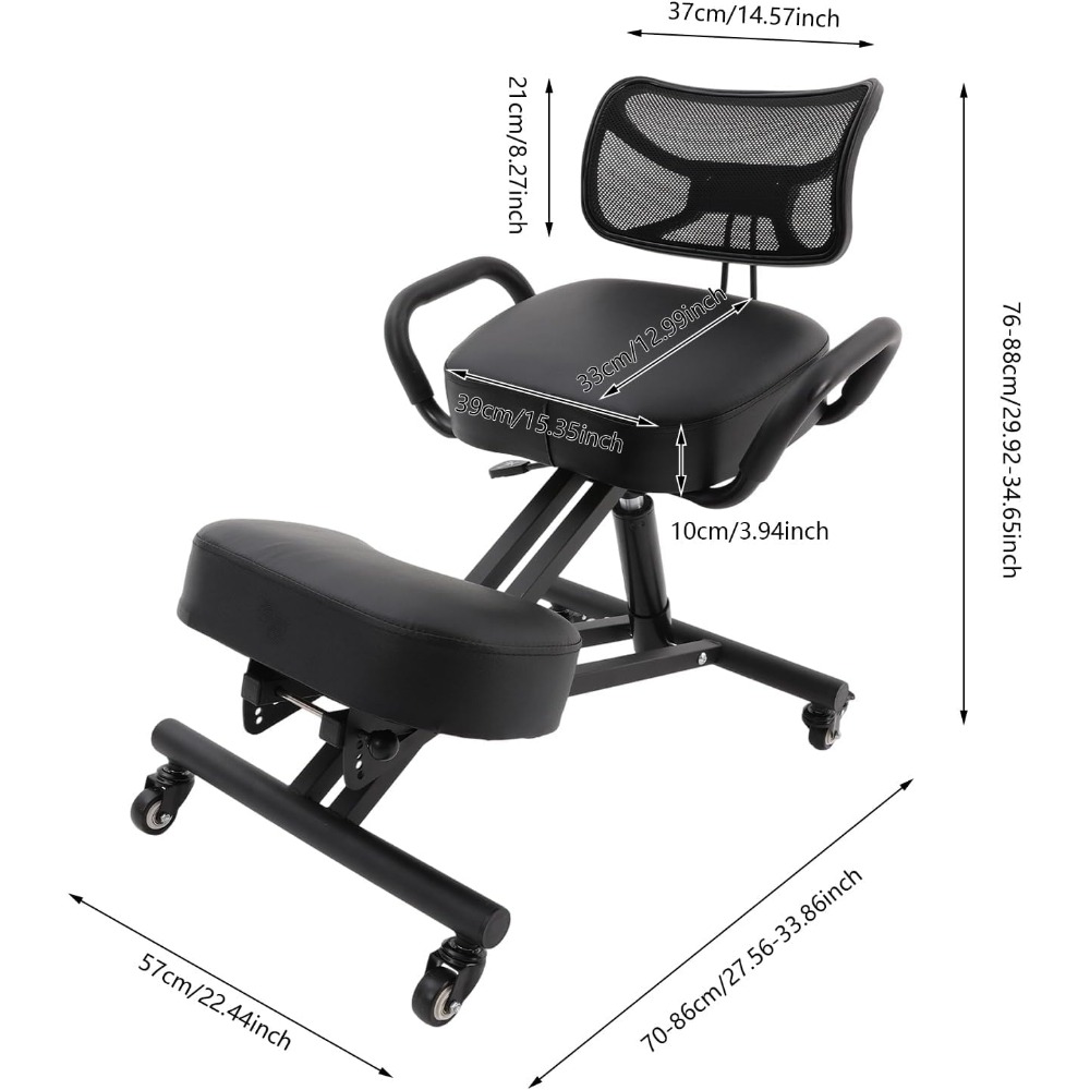 كرسي ركوع مريح مع مسند للظهر و - مراجعة Ergonomic Office Chair وسعره
