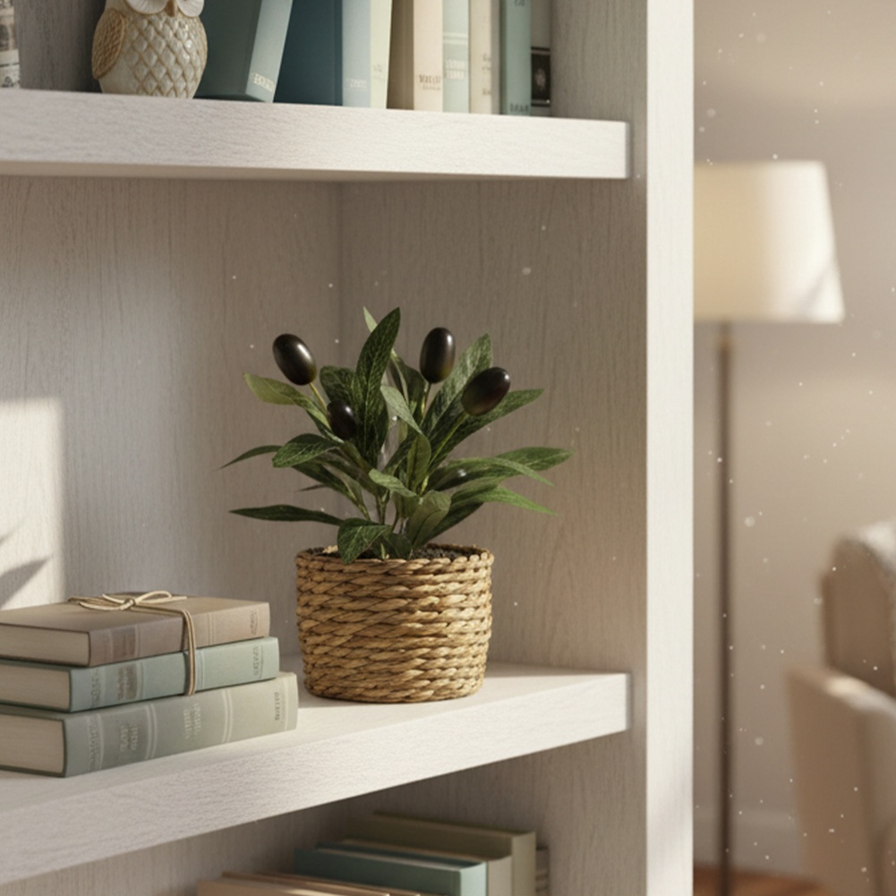 نباتات اصطناعية، شجرة زيتون صغ - مراجعة Home Office Desk Ideas وسعره