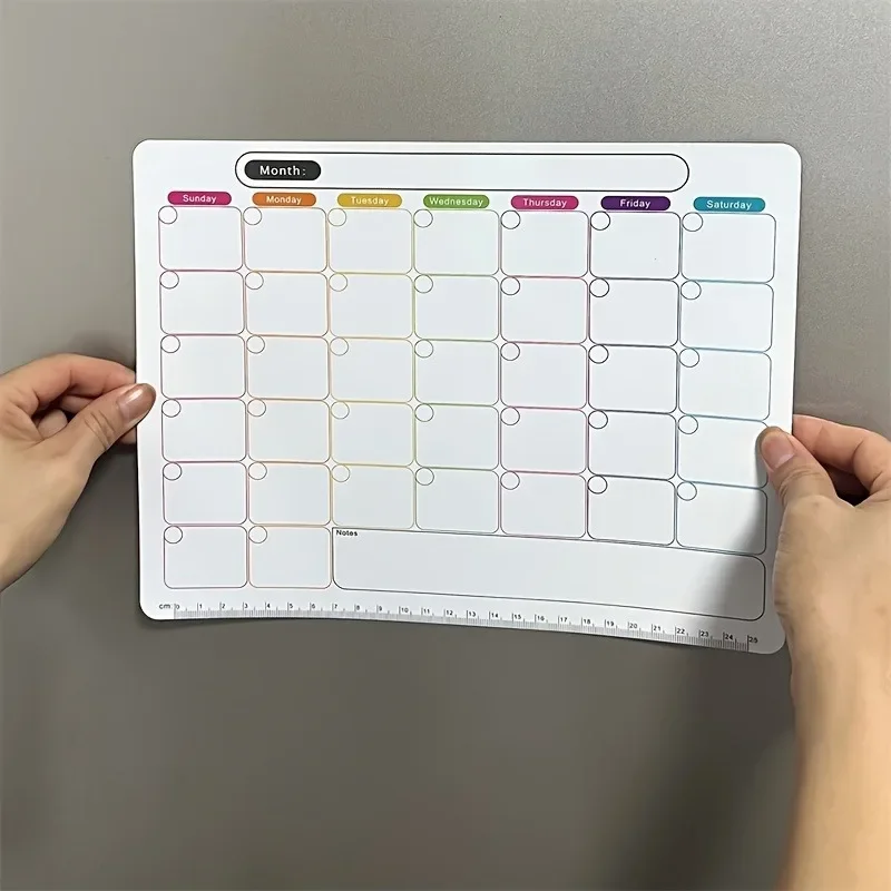مغناطيس ثلاجة، مخطط شهري وأسبو - مراجعة Magnetic Calendar Board وسعره