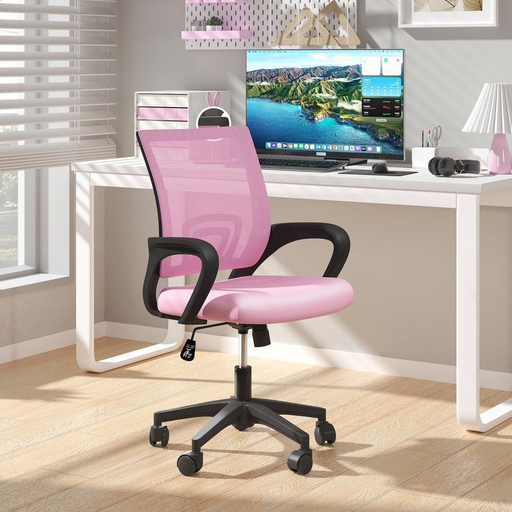 طقم كرسي مكتب شبكي مريح باللون - مراجعة Ergonomic Office Chair وسعره
